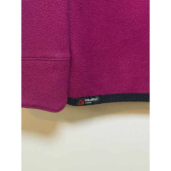 OAKLEY POLARTEC FLEECE PURPLE FULL ZIP HOODIE W/ PINK LOGO WOMENS L/XL - Picture 4 of 12